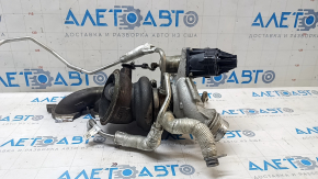 Turbine complete with manifold BMW X1 F48 16-19 B46, 47k, with cooling pipes, wedge on spare parts