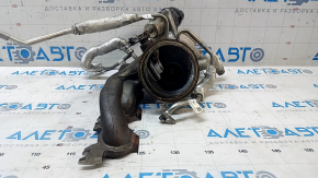 Turbine complete with manifold BMW X1 F48 16-19 B46, 47k, with cooling pipes, wedge on spare parts
