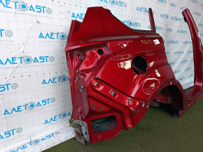 Quarter wing rear right Ford Escape MK3 13-19 red, dent, with central pillar, butt