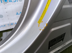 Front quarter left Hyundai Sonata 15-19 silver, with central pillar, butt