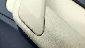 Door trim card rear right Audi Q5 80A 18-20 dark gray, with wood insert, beige armrest with insert, scratches, for cleaning