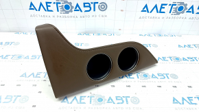 Cup holders Toyota Avalon 13-18 brown leather, chrome trim, no backlight
