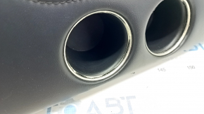 Cup holders Toyota Avalon 13-18 black leather, chrome defect, no backlight