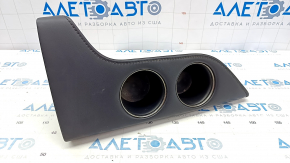 Cup holders Toyota Avalon 13-18 black leather, leather defect, without backlight
