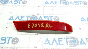 Rear bumper reflector left BMW X5 E70 11-13 rest, broken mount, fracture