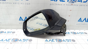 Side mirror left Audi Q5 80A 18-24 15 pins, blue, auto-dimming, turn signal, BSM, heated