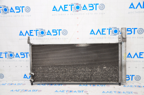Air conditioner radiator condenser Toyota Prius V 12-17 dented honeycomb