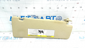 Left visor BMW X5 E70 07-13 beige, without hook, for cleaning
