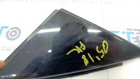 Molding door corner outer front right Audi Q5 80A 18-24 black gloss, scratches