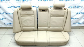 Rear row of seats 2 row BMW X5 E70 07-13 leather, beige, scratches, broken fasteners