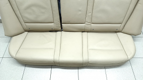 Rear row of seats 2 row BMW X5 E70 07-13 leather, beige, scratches, broken fasteners