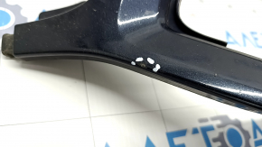 Front bare bumper left side Audi Q5 80A 18-20 blue, for parking sensors, for headlight washers, broken mount, crack, scratches