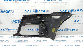 Front bare bumper right side Audi Q5 80A 18-20 blue, under parking sensors, under headlight washer, pressed, scratches