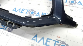 Front bare bumper right side Audi Q5 80A 18-20 blue, under parking sensors, under headlight washer, pressed, scratches