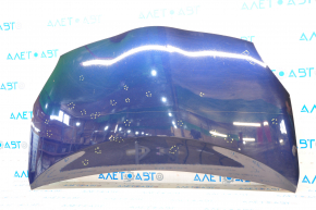 Hood bare Toyota Prius 30 10-15 aluminum, blue 8S6, bumpers