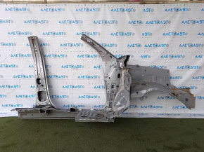 Front quarter left Toyota Sequoia 08-16 silver, pokes, with central pillar