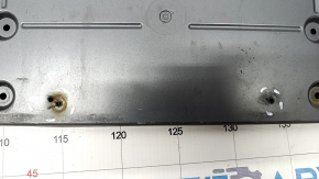 Audi Q5 Front Bumper License Plate 80A 18-20 Scratches, Non-Factory Holes