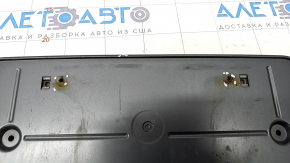 Audi Q5 Front Bumper License Plate 80A 18-20 Scratches, Non-Factory Holes