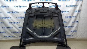 Hood bare BMW X5 X6 E70 E71 07-13 black 475, aluminum, butt, dented, sand