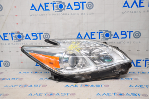 Headlight front right Toyota Prius 30 13-15 bare, rest, halogen, chips, for polishing