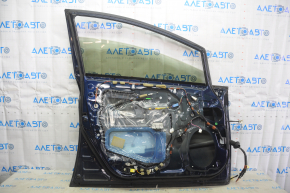Door assembly front left Toyota Prius 30 10-15 keyless, blue 8S6, dent, bump