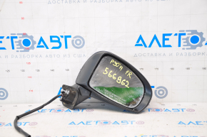 Side mirror right Toyota Prius 30 10-15 4 pins, blue 8S6