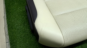 Rear row of seats 2 row Lexus RX350 RX450h 16-19 with airbag, mechanical, beige + brown leather, tears, scratches, dry cleaning