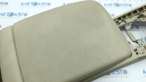Central console armrest and cup holders Audi Q5 80A 18-24 beige, dry cleanable
