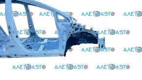 Front right quarter Toyota Prius V 12-17 on the body, white 070