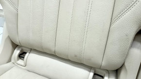 Rear row of seats 2nd row Audi Q5 80A 18-20 leather beige with heating, Standard, for dry cleaning
