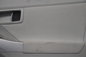 Door trim card front right Toyota Prius 30 10-15 gray with gray insert cloth, for cleaning, worn