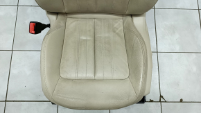 Driver's seat Audi Q5 80A 18-24 with AIRBAG, beige leather, electric, heated, dry-cleanable