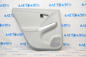 Door trim card rear left Toyota Prius 30 10-15 gray, with gray insert cloth, worn