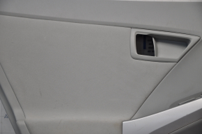 Door trim card rear left Toyota Prius 30 10-15 gray, with gray insert cloth, worn