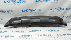 Rear bumper lip central Lexus RX350 16-19 gray, scratches