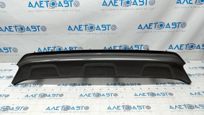 Rear bumper lip central Lexus RX350 16-19 gray, scratches