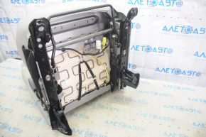 Driver's seat Toyota Prius 30 10-15 with airbag, mechanical, gray velour, dry-cleanable