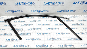 Glass seal with molding front right Audi Q5 80A 18-24 chrome