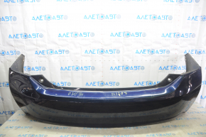 Rear bumper bare Toyota Prius 30 10-15 blue 8S6, broken mount, worn