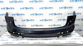 Bare rear bumper upper part Audi Q5 80A 18-20 for parking sensors, blue, scratches