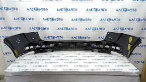 Bare rear bumper upper part Audi Q5 80A 18-20 for parking sensors, blue, scratches