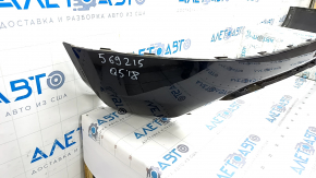 Bare rear bumper lower part Audi Q5 80A 18-20 blue, dents, scratch, broken fasteners