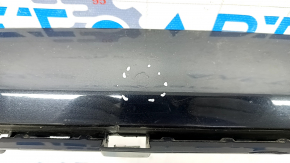 Bare rear bumper lower part Audi Q5 80A 18-20 blue, dents, scratch, broken fasteners