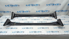 2 x Roof Rails for Lexus RX350 RX450h 16-20 Black