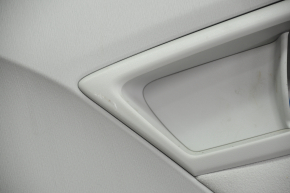 Door trim card rear right Toyota Prius 30 10-15 gray cloth with gray insert cloth, scratches, for cleaning