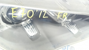 Front right headlight complete BMW X5 E70 11-13 rest xenon adaptive, scratches