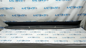 Threshold footboard left Lexus RX350 RX450h 16-22 structure with chrome, scratches, breaks