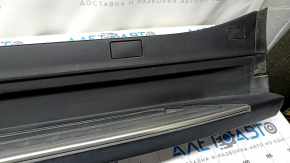 Threshold footboard left Lexus RX350 RX450h 16-22 structure with chrome, scratches, breaks