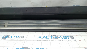 Threshold footboard right Lexus RX350 RX450h 16-22 structure with chrome, scratches, breaks, deformed