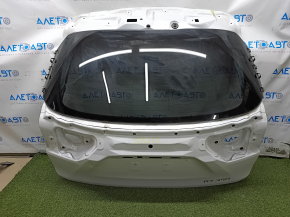 Bare trunk door with glass Lexus RX350 RX450h 16-22 electric, white 085, dented, bump